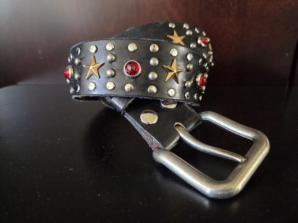 The "Manhattan" studded belt.