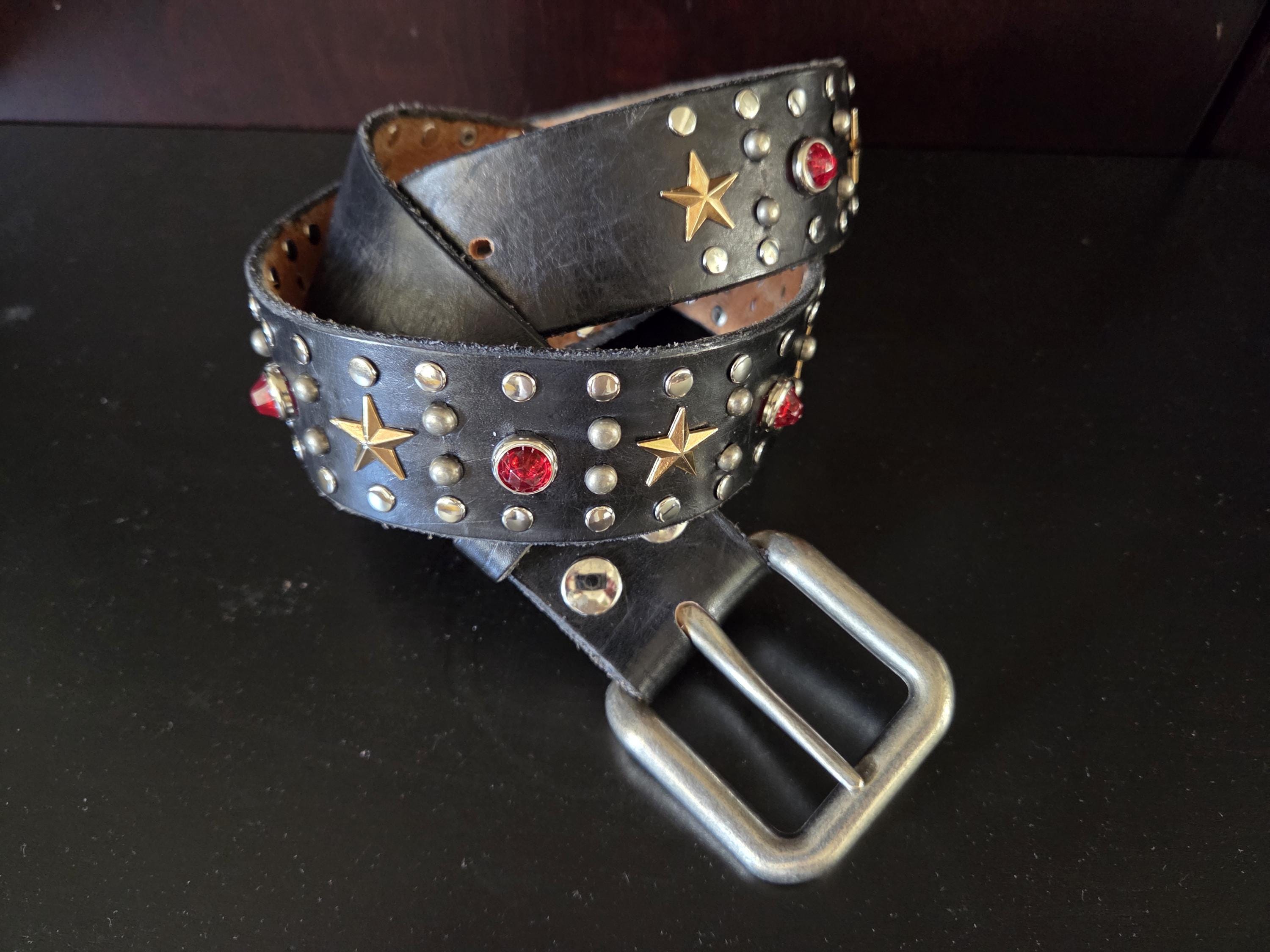 The "Manhattan" studded belt.